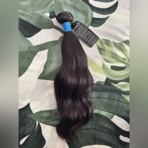 16 Inch Brazilian Human Hair  Unprocessed Natural Straight black Hair Bundle